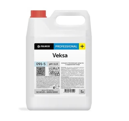Моющее отбеливающее средство с содержанием хлора Veksa, 5 л