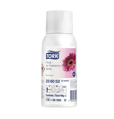 Аэрозольный освежитель воздуха Tork, А1, цветочный аромат, Premium, 75 мл