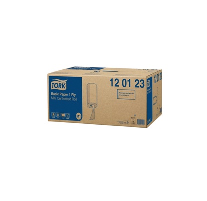 Протирочная бумага Tork с центральной вытяжкой, М1, Universal, 1 сл, 120 м, белая, базовая