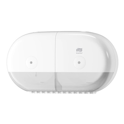 Диспенсер для туалетной бумаги Tork T9 SmartOne® Elevation двойной в мини-рулонах, белый