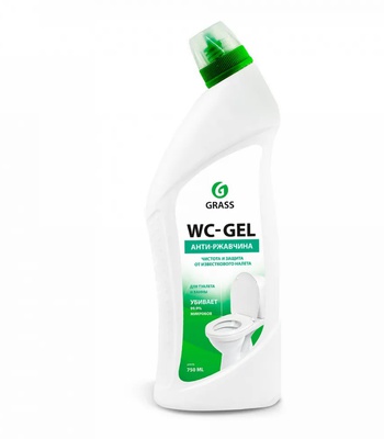 Средство для чистки сантехники Grass WC-Gel, 750 мл