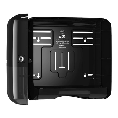 Диспенсер для полотенец Tork H3 Singlefold сложения ZZ и C Elevation mini черный