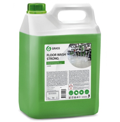 Щелочное средство для мытья пола Grass Floor wash strong (канистра 5,6 кг)