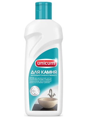 Крем для чистки керамогранита и керамических поверхностей Unicum, 380 мл