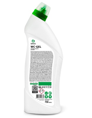 Средство для чистки сантехники Grass WC-Gel, 750 мл