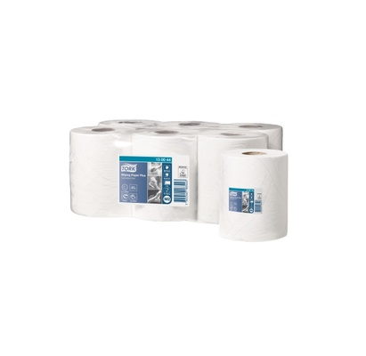 Протирочная бумага Tork Плюс Premium, М2, 125 м, 368 листов, 2 сл, белая